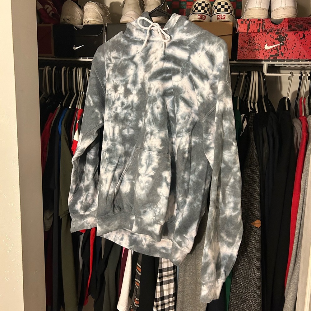 Blue & White Hoodie